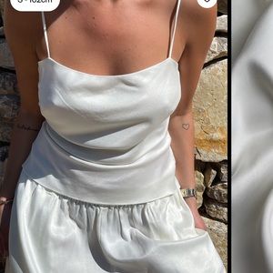 Djerf Avenue Dream Tank Top - Cloud - Size S